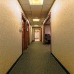 Soundproof and easy navigational dental office corridor