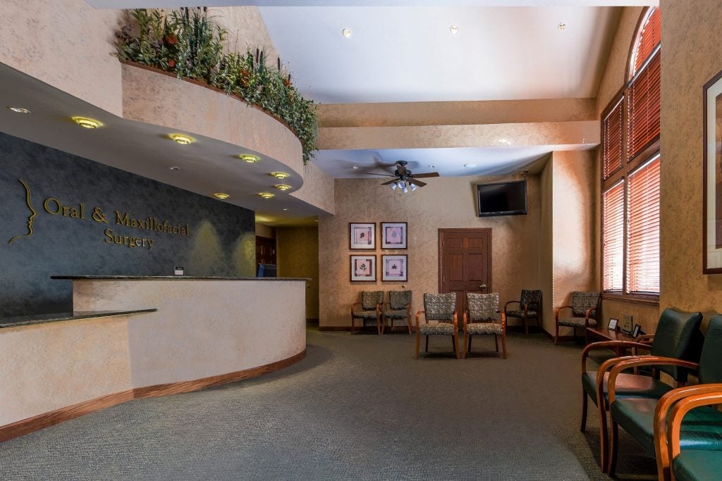 Our state-of-the-art Naperville office with beautiful reception