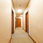 Soundproof and easy navigational dental office corridor Kalant OMS